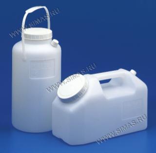 Канистра 2 л + крышка из ПЭВП для воды, химикатов и жидкостей